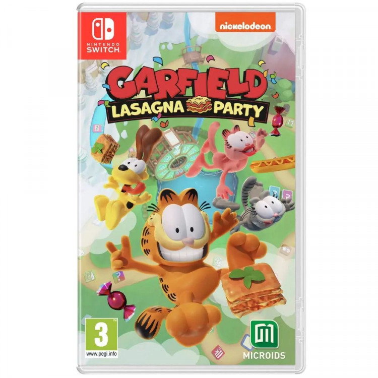Игра Garfield Lasagna Party для Nintendo Switch (Русские субтитры)