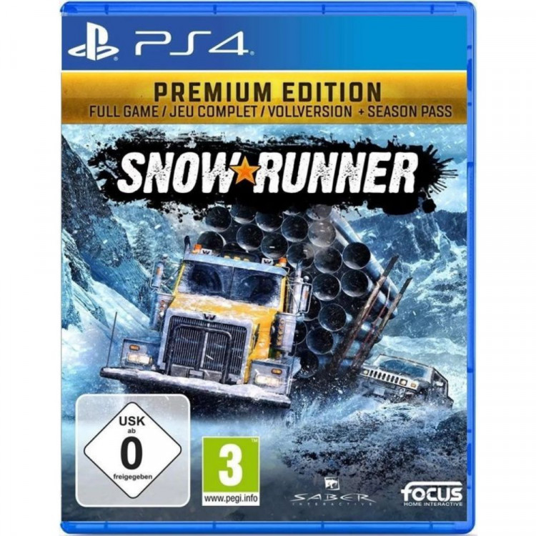 Игра SnowRunner Premium Edition для PS4 (CUSA 17438) (Русские субтитры)