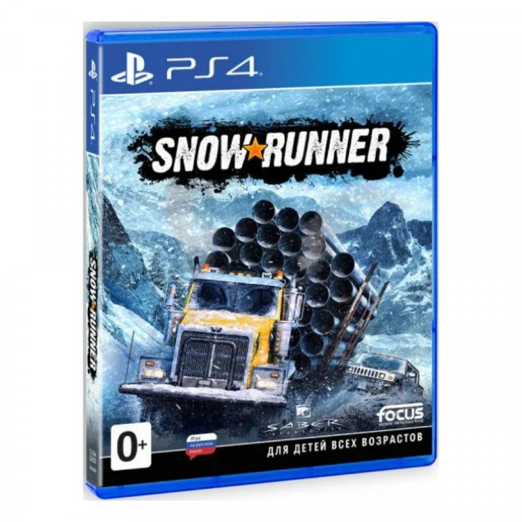 Игра SnowRunner для PS4 (CUSA 17438) (Рус.суб)