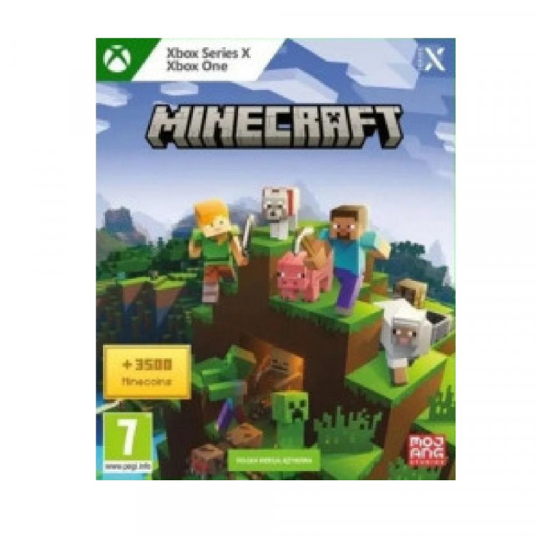 Игра Minecraft +3500 Coin для Xbox One/ Series X (Русская версия)