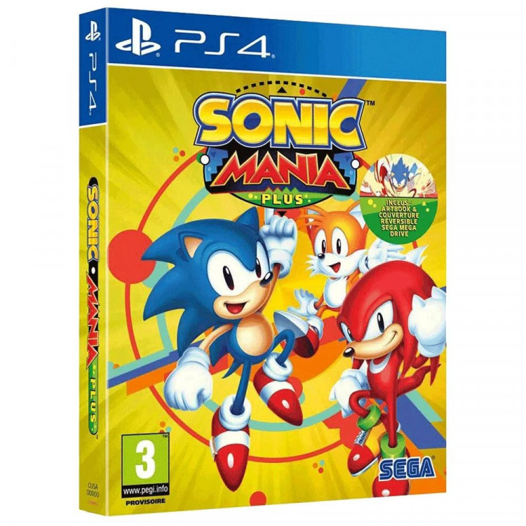 Игра Sonic Mania Plus с Артбуком для PS4 (CUSA 12236) (Английская версия)