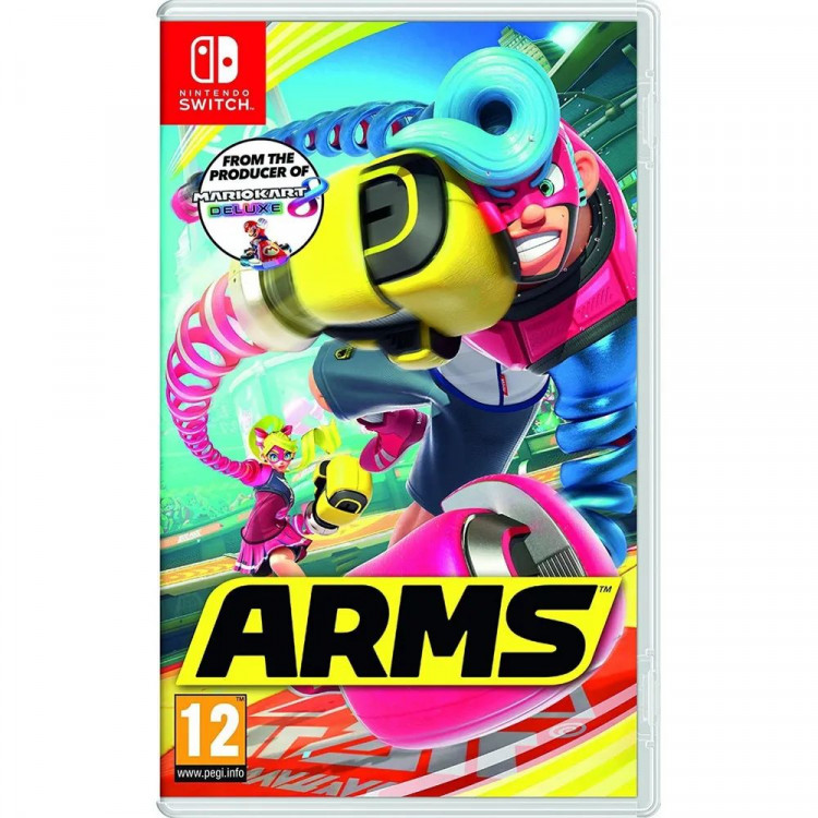 Игра Arms для Nintendo Switch (TRA-HAC-AABQ-UKV) (Русские субтитры)