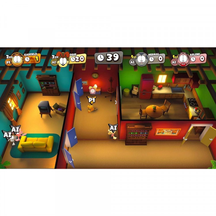 Игра Garfield Lasagna Party для PS5 (PPSA 08507) (Русские субтитры)