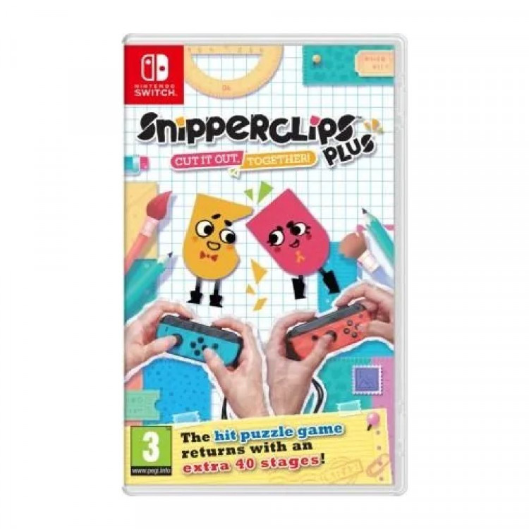 Игра Snipperclips Plus для Nintendo Switch (английский язык, логическая)