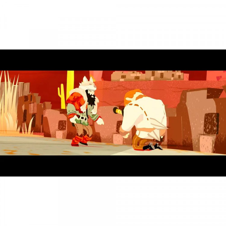 Игра Bloodroots для PS5 (английский язык, платформер, файтинг, вид с верху)