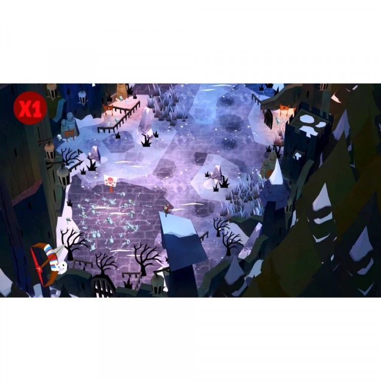 Игра Bloodroots для PS5 (английский язык, платформер, файтинг, вид с верху)