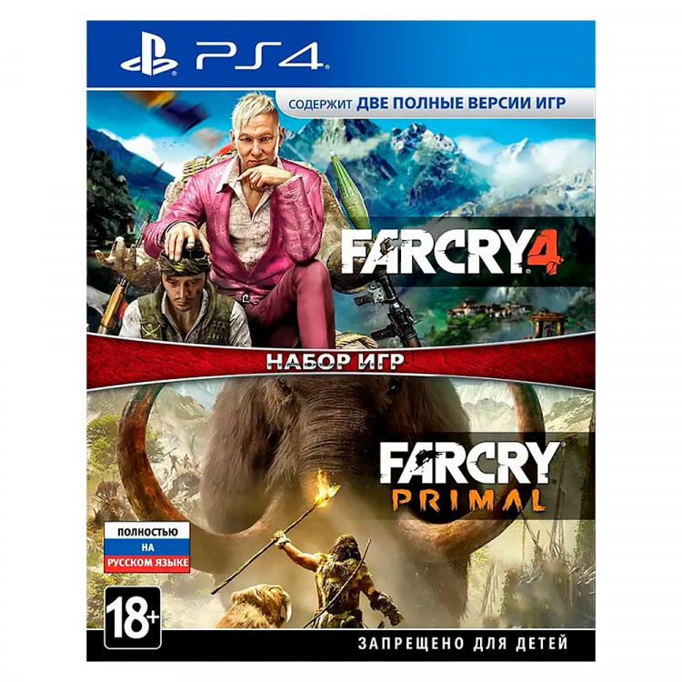 Игра Far Cry 4 + Far Cry: Primal для PS4 (CUSA 00462 03310) (Русская версия)