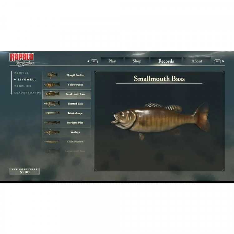 Игра Rapala Fishing Pro Series для PS4