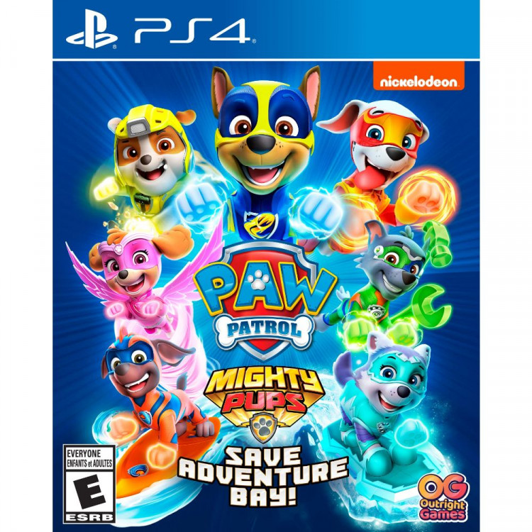 Игра Paw Patrol: Mighty Pups Save Adventure Bay для PS4 (Английская версия)