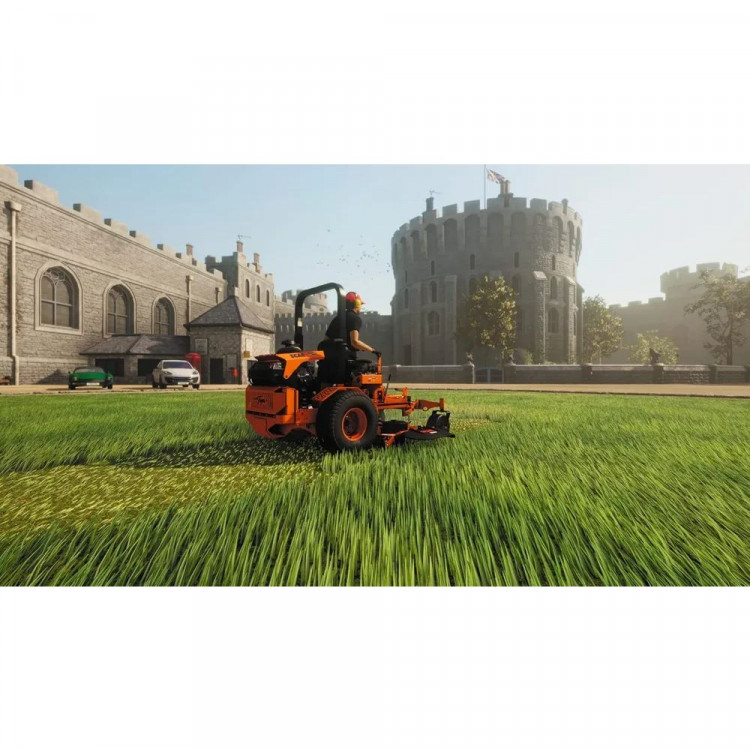 Игра Lawn Mowing Simulator Landmark Edition (Inc. Ancient Britain DLC + Dino Safari DLC) для PS4 (CUSA 29808) (Англ. версия)