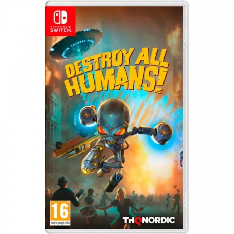 Игра Destroy All Humans для Nintendo Switch (Русские субтитры) (TSA-HAC-A2BPA-EUR)