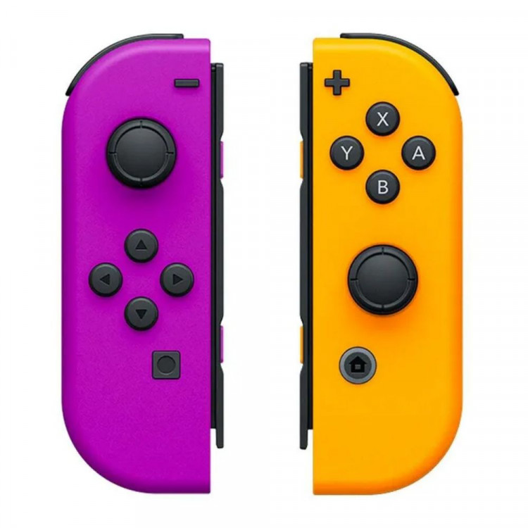 Набор из 2-х геймпадов (контроллеров) Joy-Con (Фиолетовый - Оранжевый) для Nintendo Switch