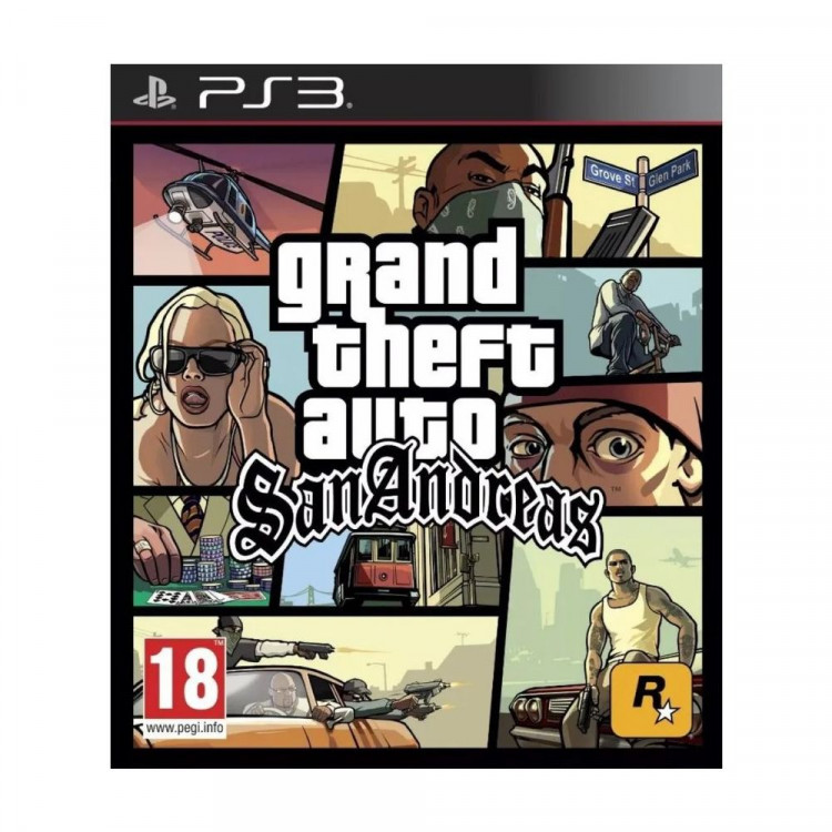 Игра Grand Theft Auto San Andreas для PS3 (Английская версия)