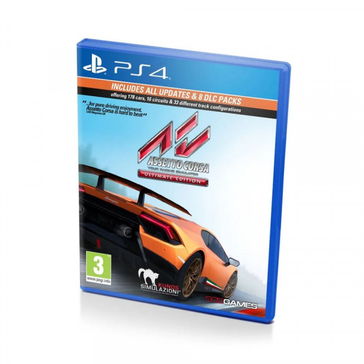 Игра Assetto Corsa: Ultimate Edition для PS4 (CUSA 11487) (Русские субтитры)