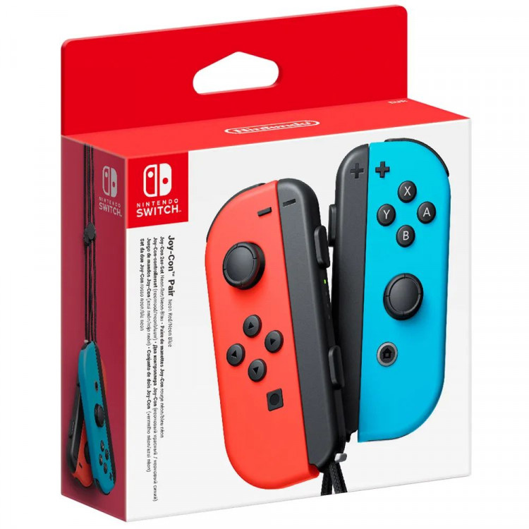 Набор из 2-х контроллеров Joy-Con (Красный - Синий) для Nintendo Switch