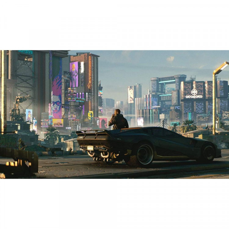 Игра Cyberpunk 2077 (Fullpack с Артбуком и наклейками) для PS4 (Английская версия)