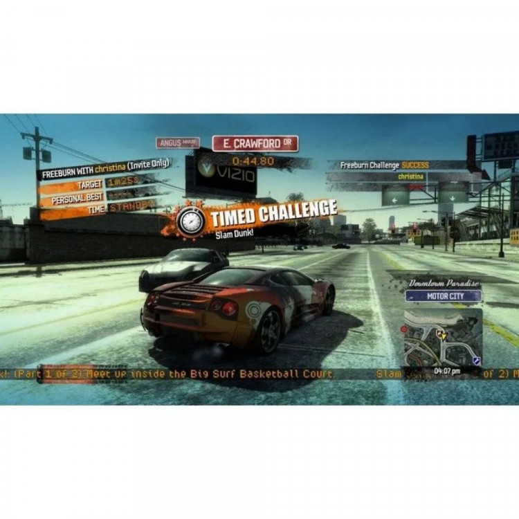 Игра Burnout Paradise для PS3 (BLUS30061) (Английская версия)