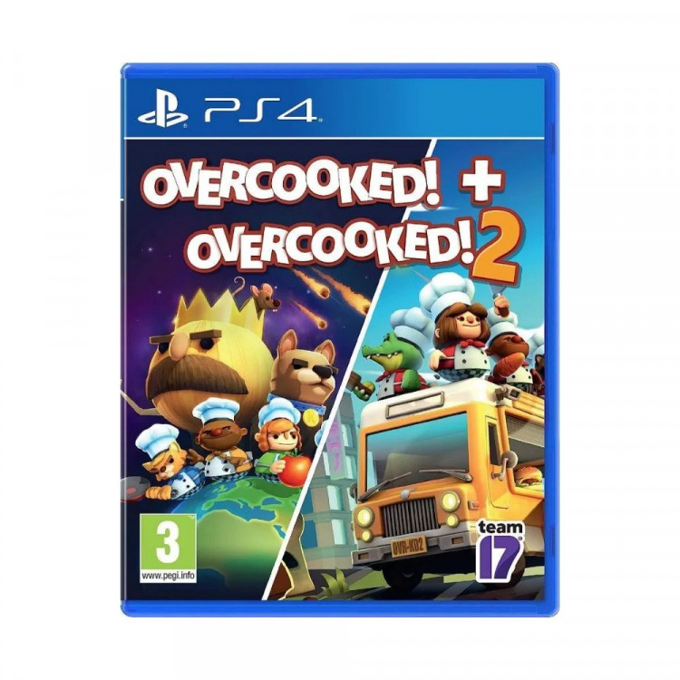 Игра Overcooked & Overcooked 2 Bundle (Адская кухня 1 + 2) для PS4 (CUSA 17662) (Английская версия)
