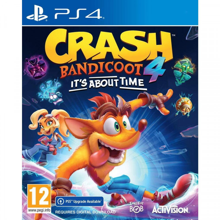 Игра Crash Bandicoot 4: Это Вопрос Времени  (It`s about time) для PS4 (CUSA 23470) (Русские субтитры) (Открытый мир)